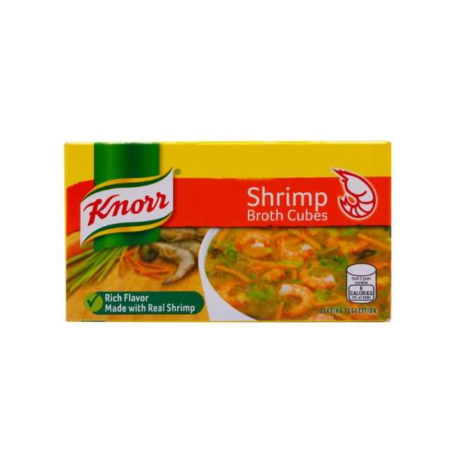 Knorr 6 Shrimp Broth Cubes 60 g Noodles & Soups Pinoygrocers 