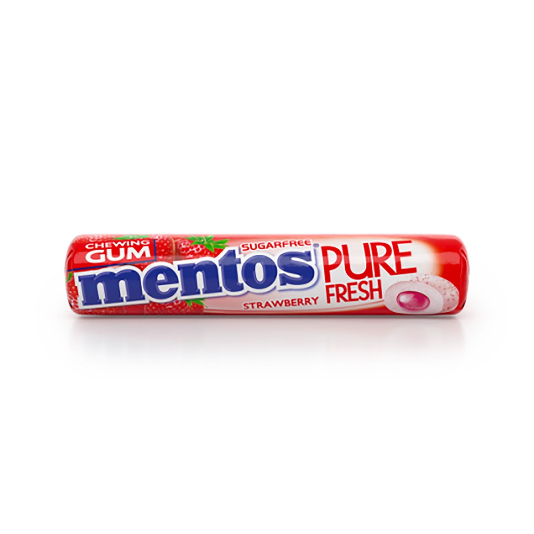 Mentos Pure Fresh Strawberry Rolls, 15g Candy & Gum Pinoygrocers 