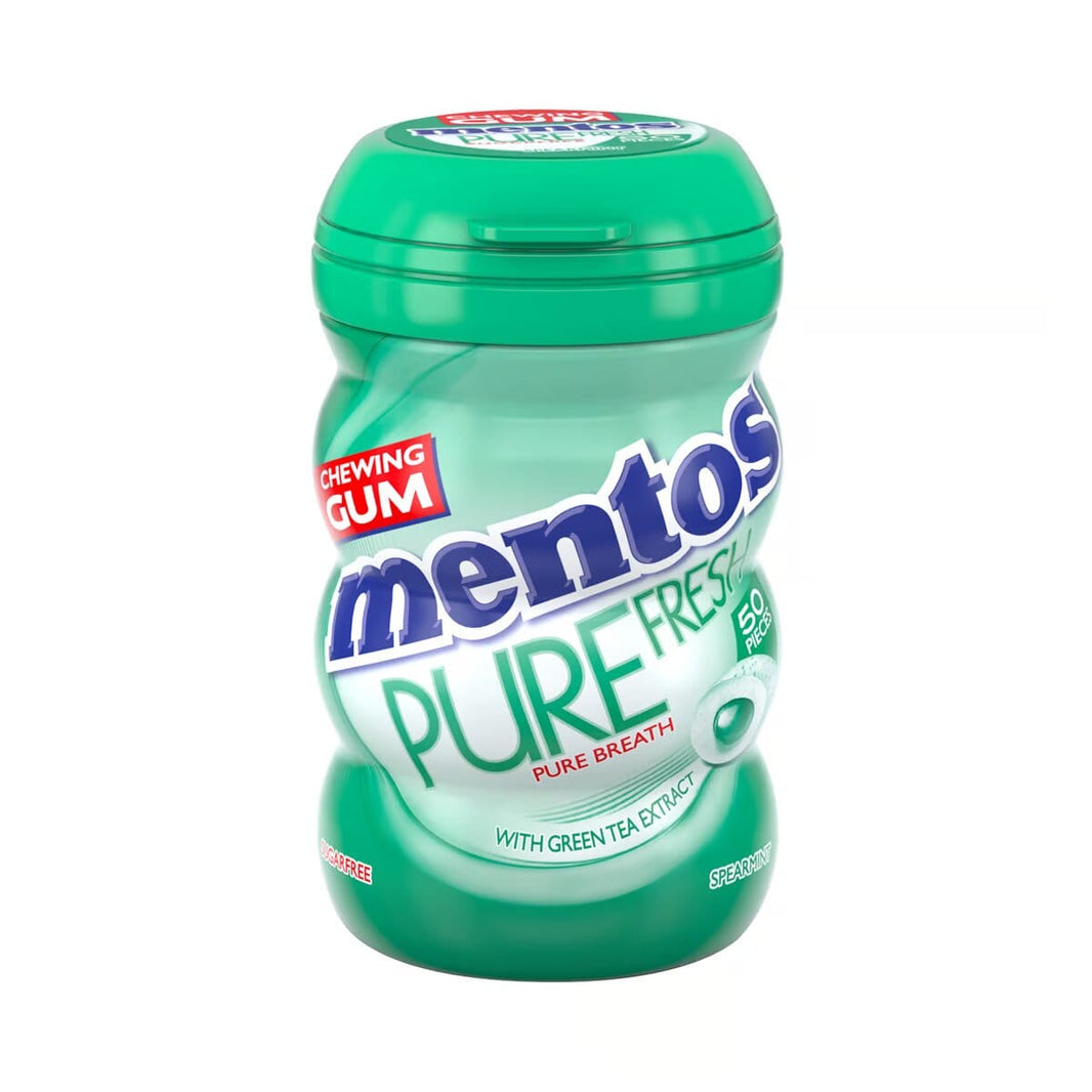 mentos pure fresh bubble green tea