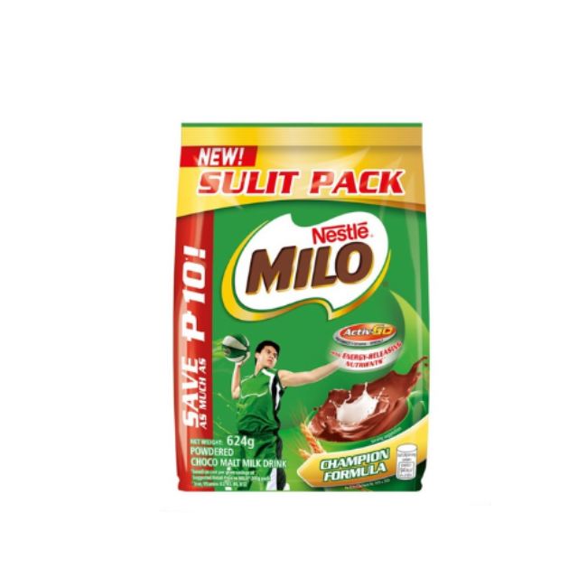 Nestle Milo Powdered Choco Malt Milk Drink, 624g Cream Pinoygrocers 