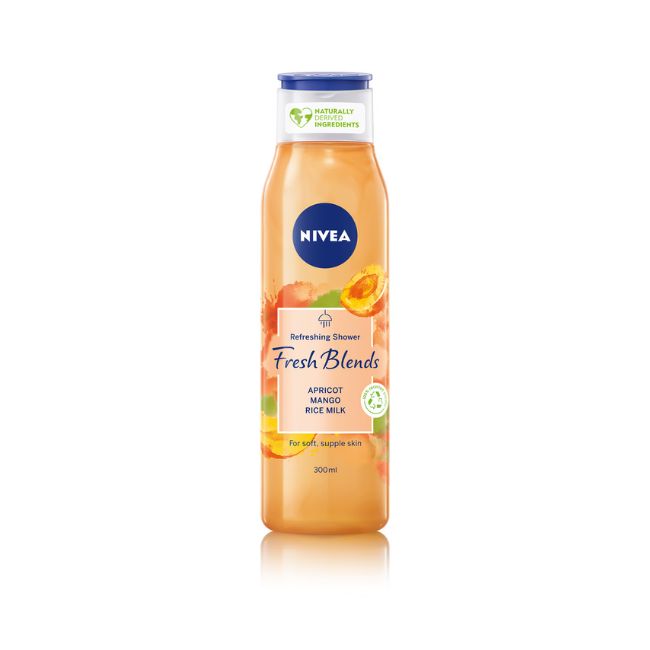 Nivea Shower gel Fresh Blends Apricot 300 ml Bath & Body Shop Pinoygrocers 