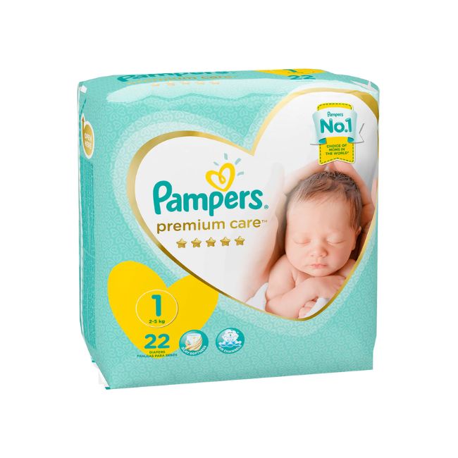 Pampers Premium Care Diapers Size 1 22 pcs Diapers & Wipes Pinoygrocers 