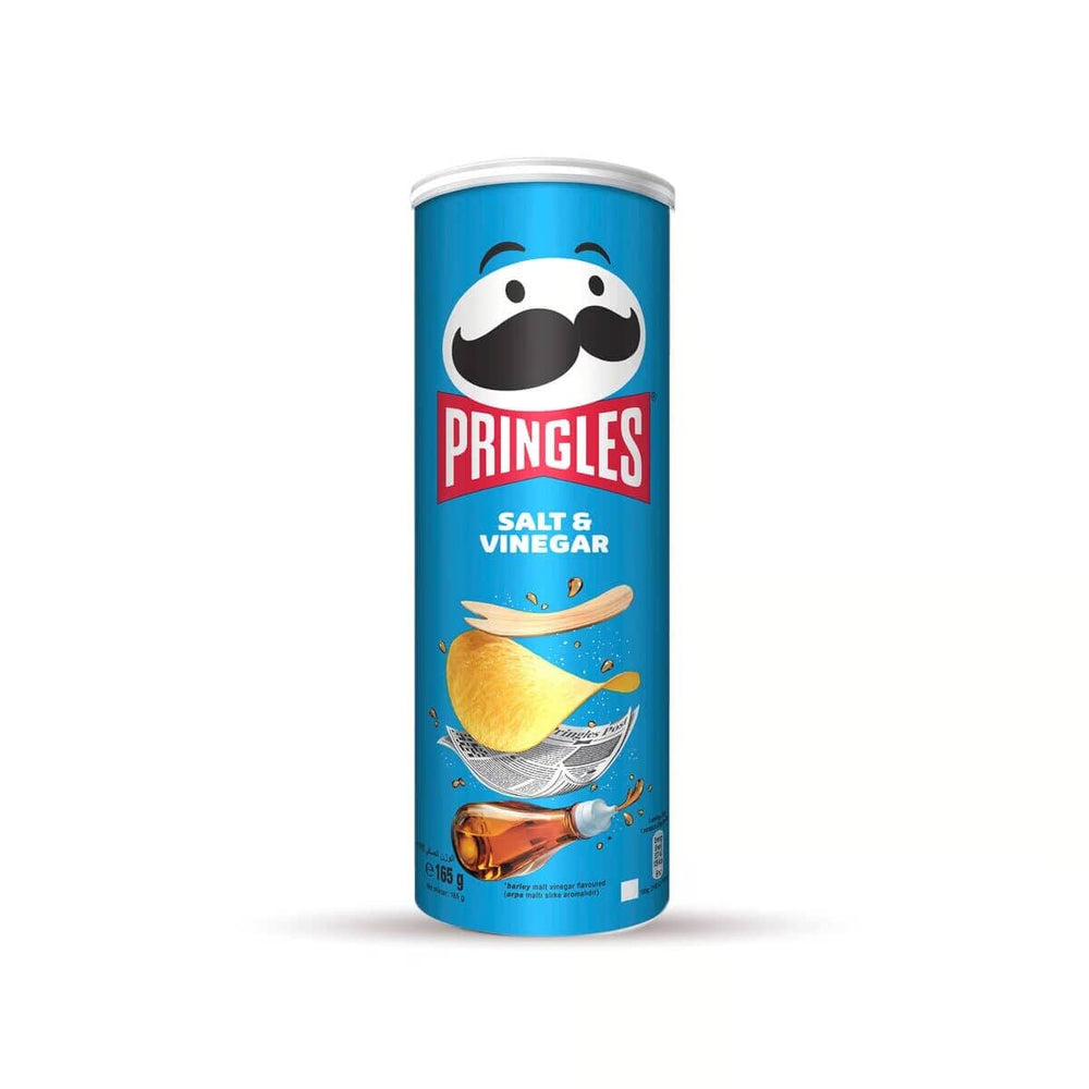 Pringles Salt & Vinegar Chips, 165g Chips & Dips Pinoygrocers 