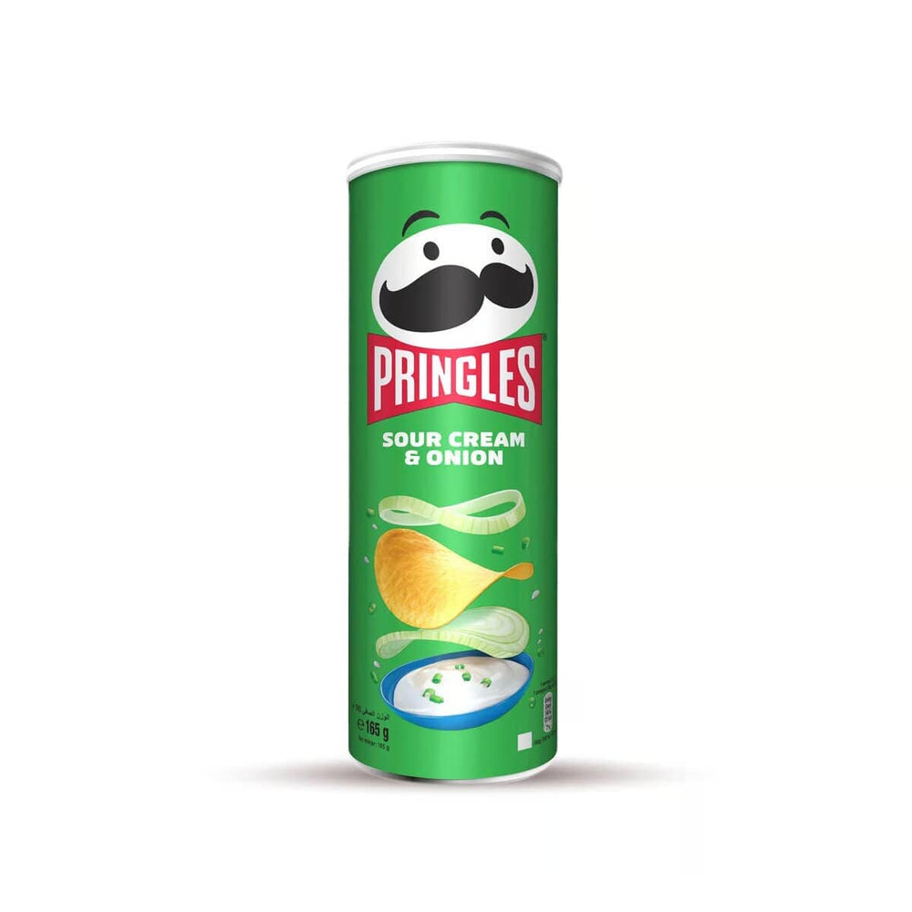 Pringles Sour Cream & Onion Chips, 165g Chips & Dips Pinoygrocers 