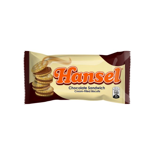 Rebisco Hansel Chocolate Sandwich (10 Pcs x 31 g) 310 g Philippines Food Pinoygrocers 