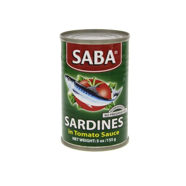 Saba Sardines in Tomato Sauce 155 g Canned & Jarred Food Pinoygrocers 