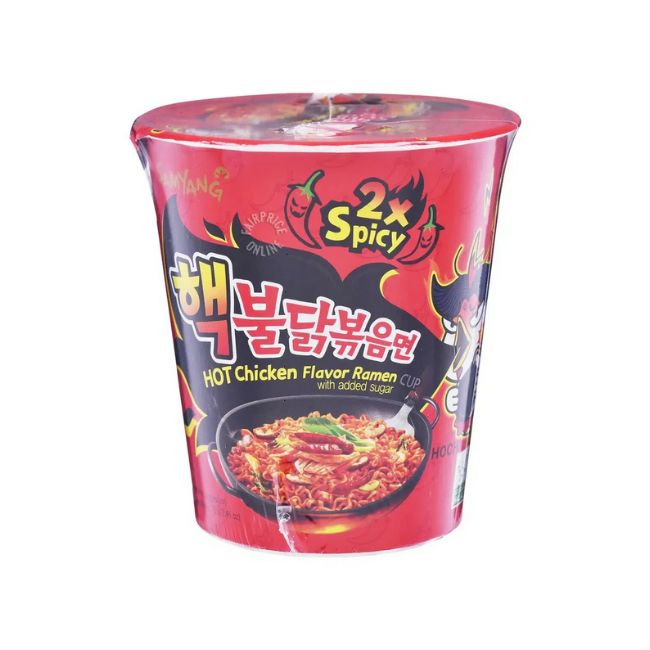 Samyang 2Xspicy Hot Chicken Cup 70 g Noodles & Soups Pinoygrocers 