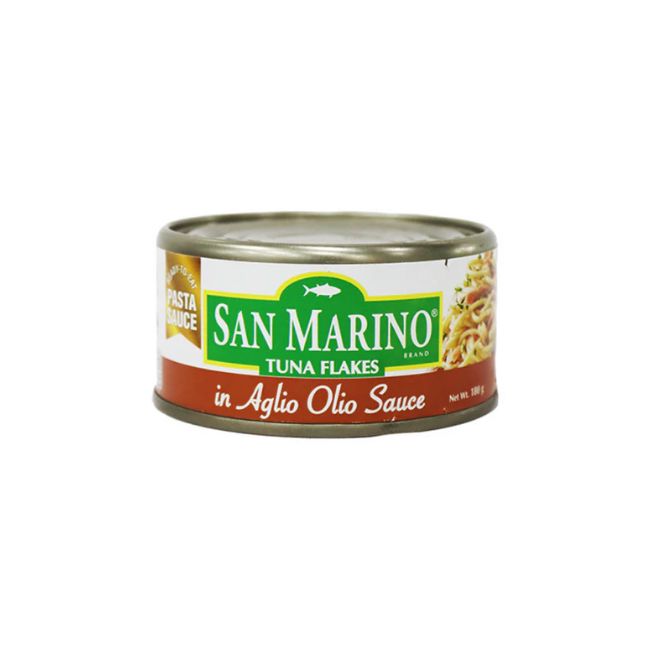 San Marino Tuna Flakes In Aglio Olio Sauce 180gm Meat & Seafood Pinoygrocers 