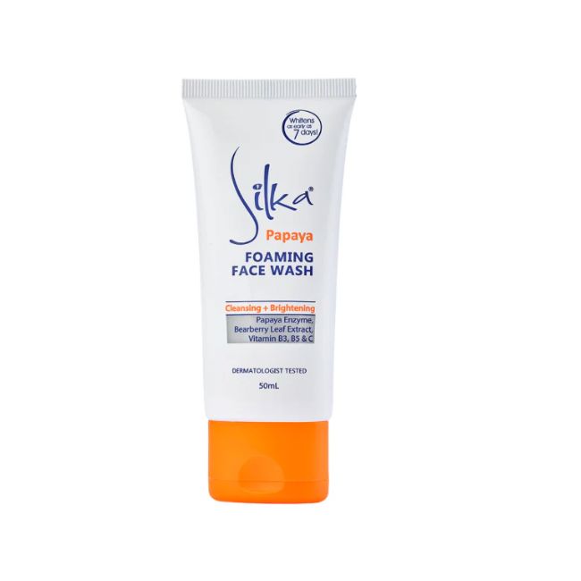 Silka Papaya Foaming Face Wash, 50ml Skin Care Pinoygrocers 