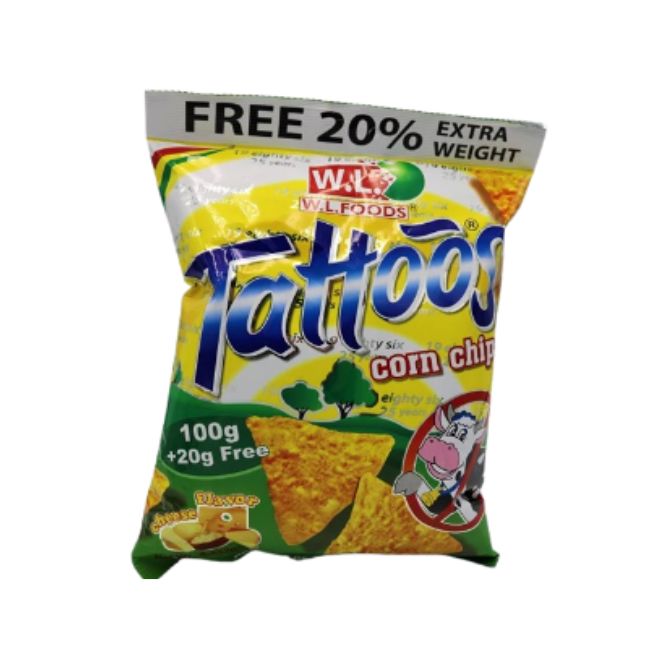 W.L Food Tattoos, 120g Chips & Dips Pinoygrocers 