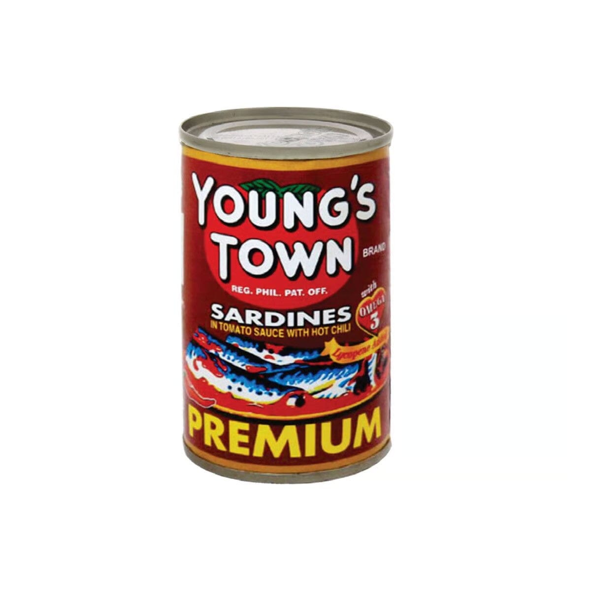 Young's Town Sardines In Tomato Sauce with Chili, 155 g Canned & Jarred Food Pinoygrocers 